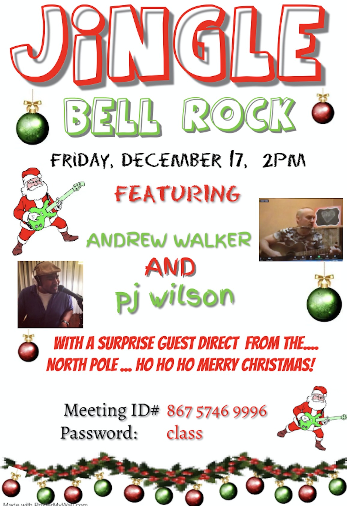 Poster of Jingle Bell Rock with Andrew and PJ